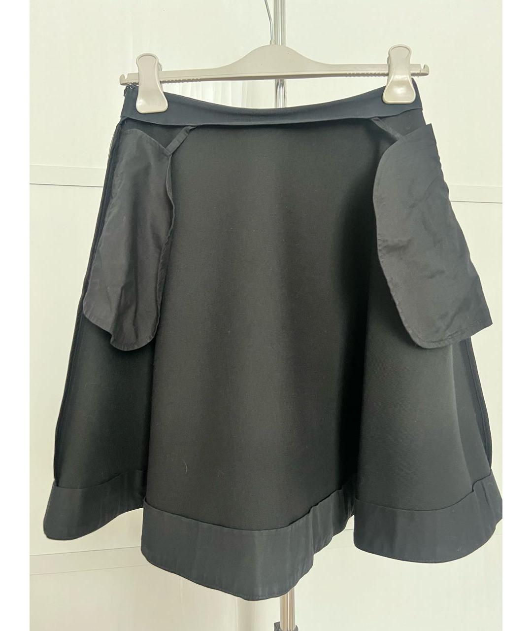 MARC BY MARC JACOBS Черная полиэстеровая юбка мини, фото 4