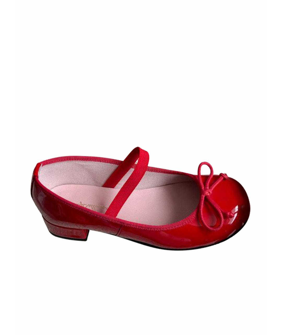 PRETTY BALLERINAS Красные туфли из лакированной кожи, фото 1