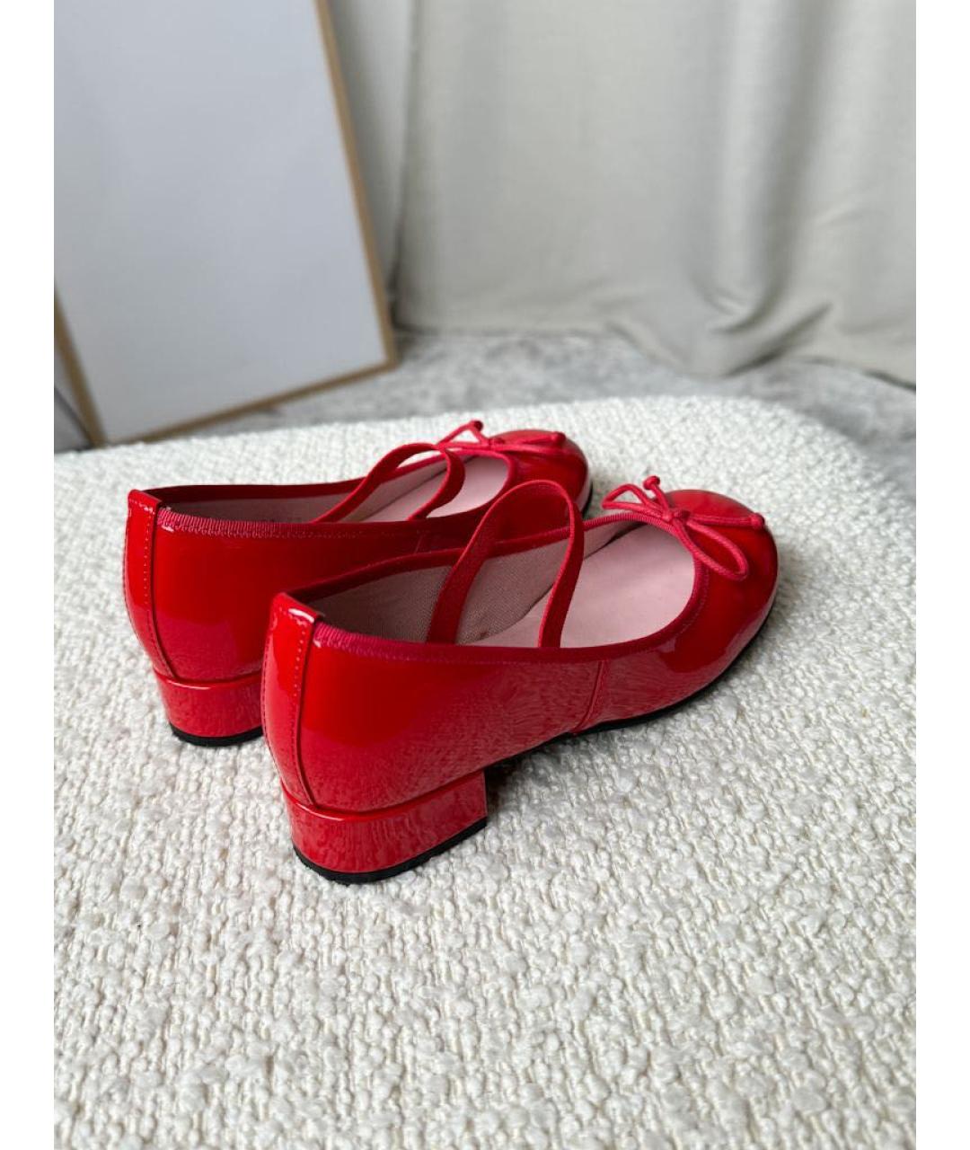 PRETTY BALLERINAS Красные туфли из лакированной кожи, фото 2