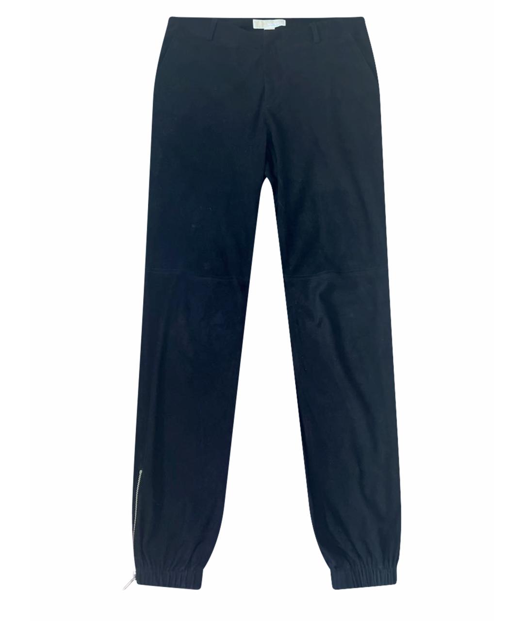 MICHAEL KORS Черные замшевые брюки широкие, фото 1