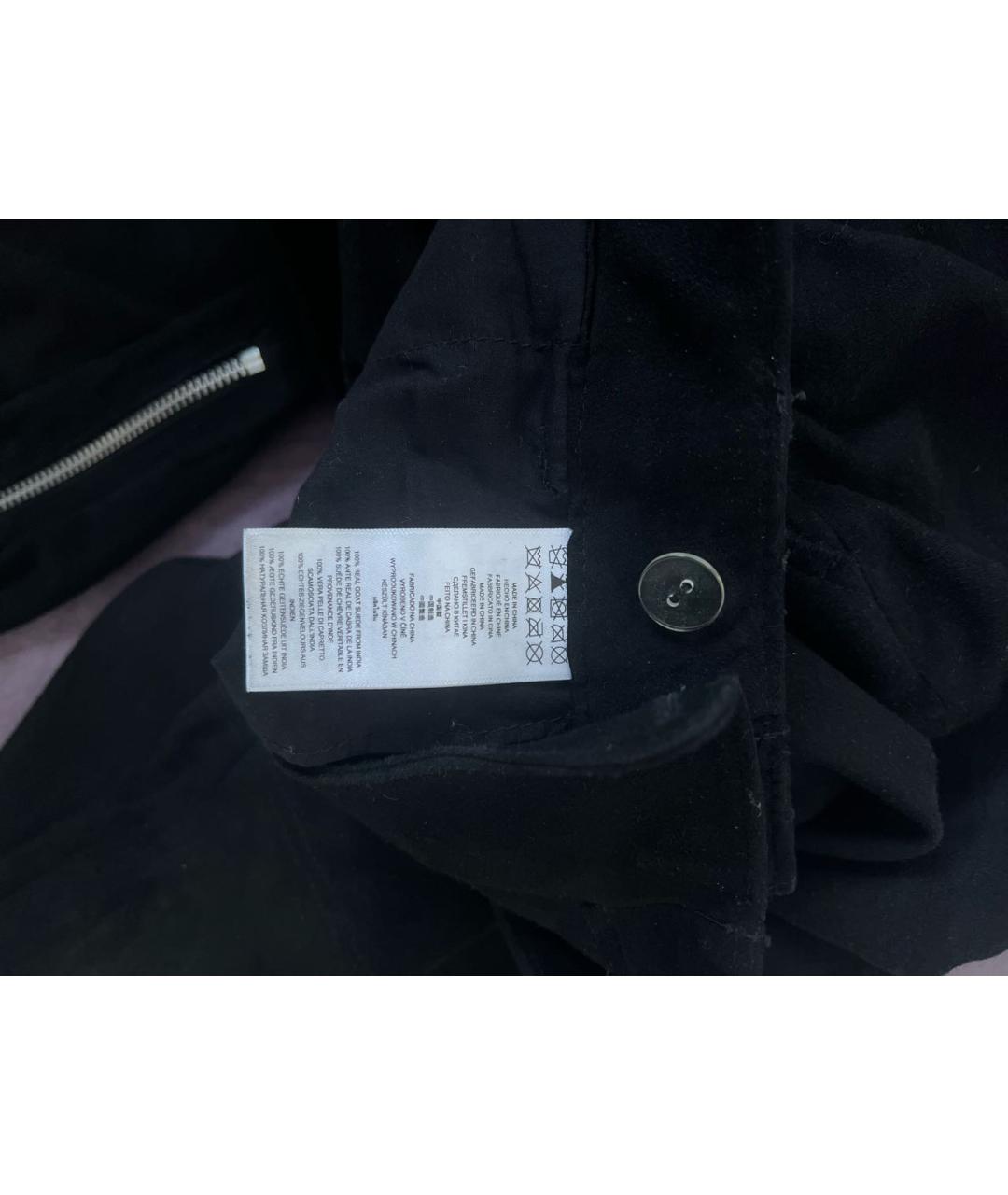 MICHAEL KORS Черные замшевые брюки широкие, фото 5