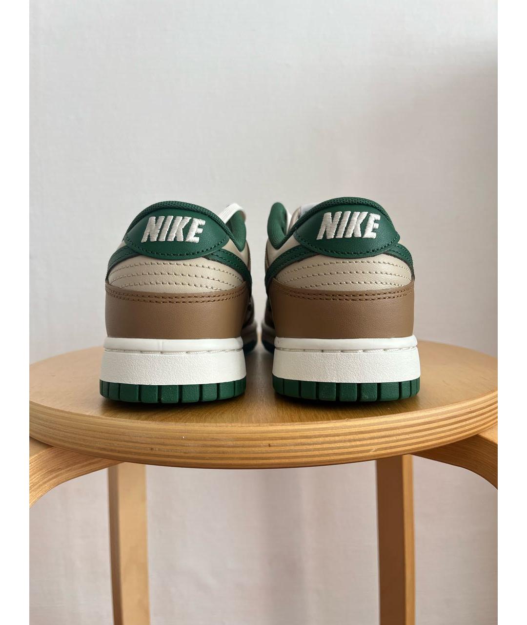 NIKE Кожаные низкие кроссовки / кеды, фото 4