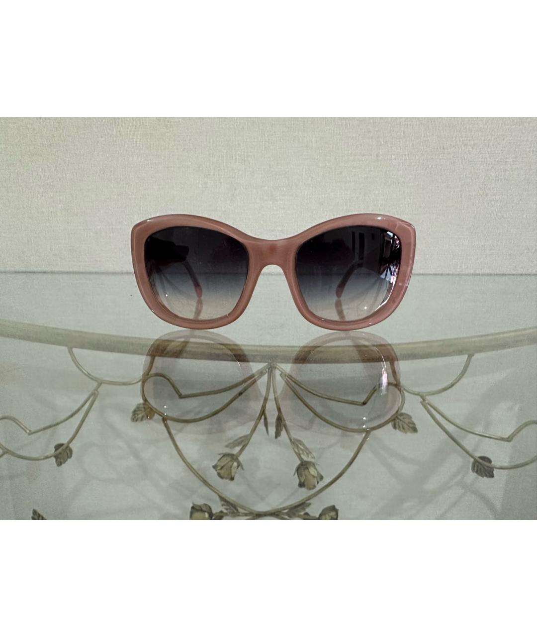 CHANEL PRE-OWNED Розовые пластиковые солнцезащитные очки, фото 5