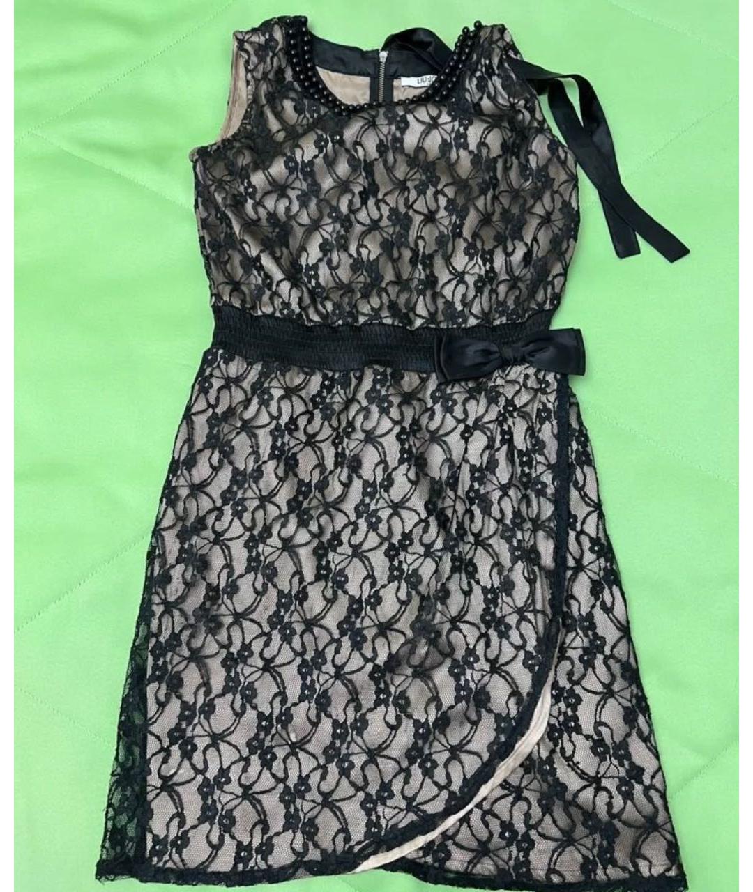 LIU JO Черное коктейльное платье, фото 4