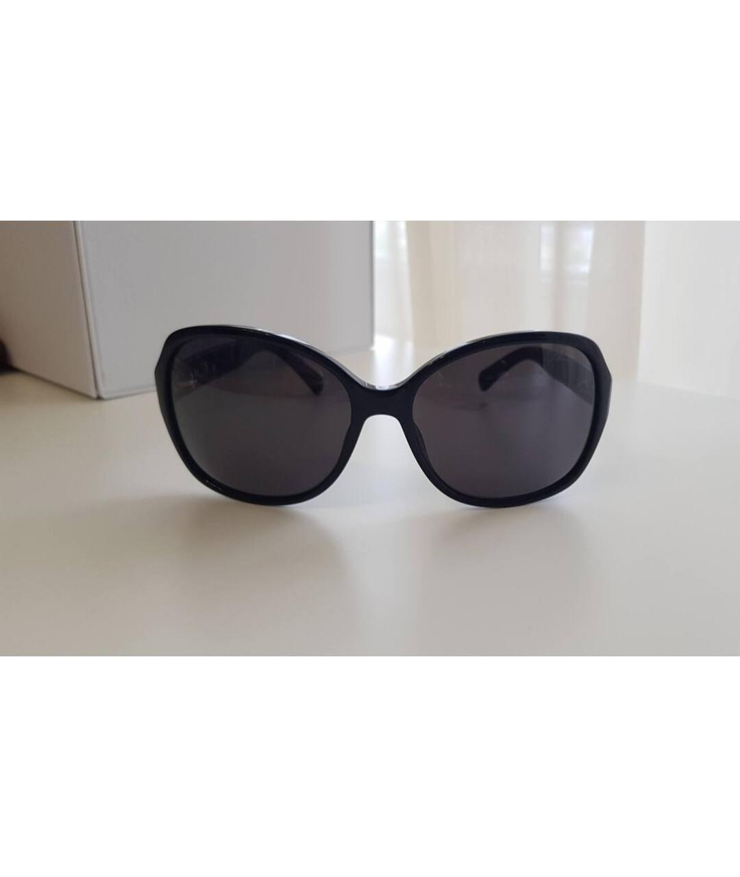 BLUMARINE Черные пластиковые солнцезащитные очки, фото 7