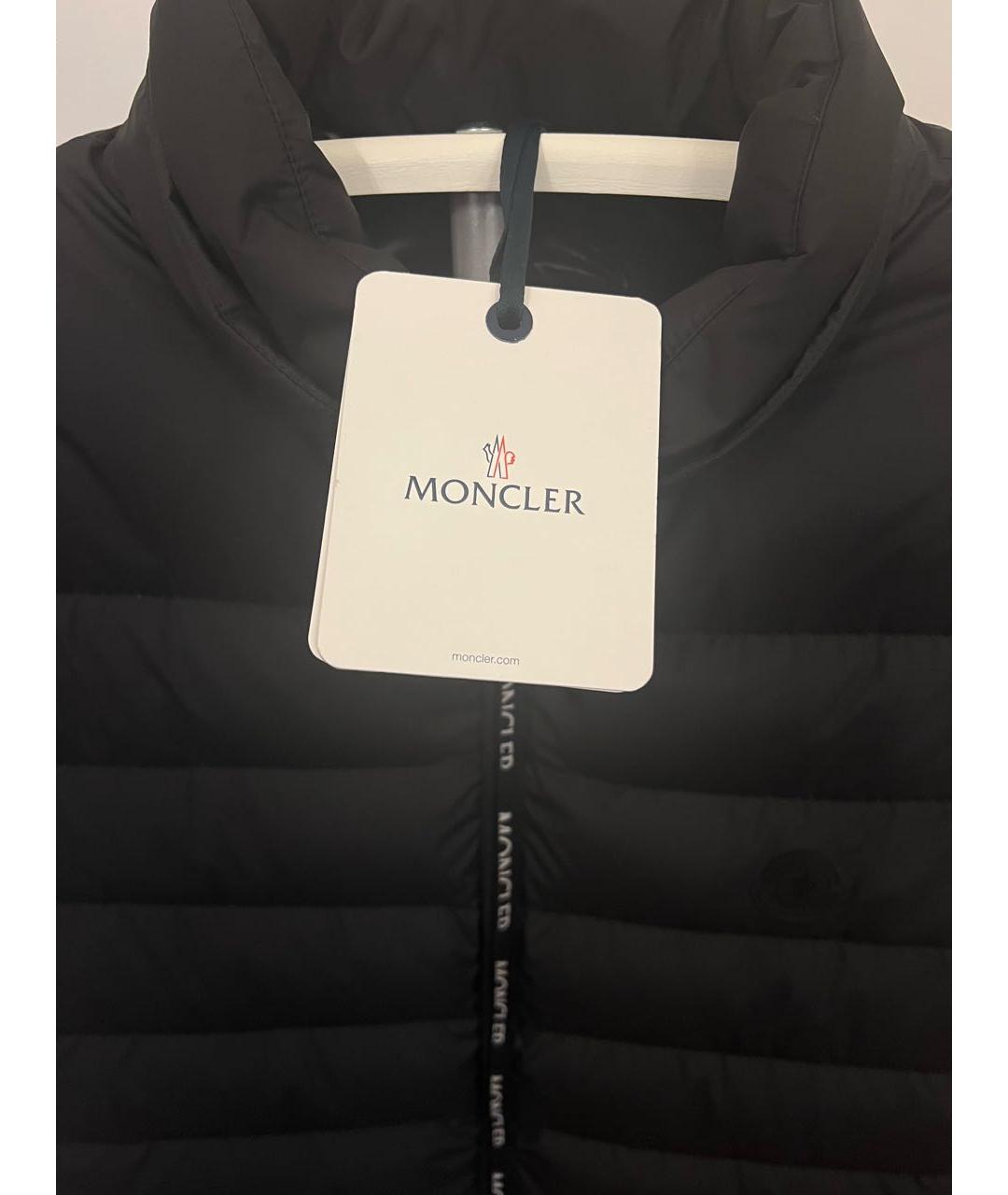 MONCLER Черный жилет, фото 4