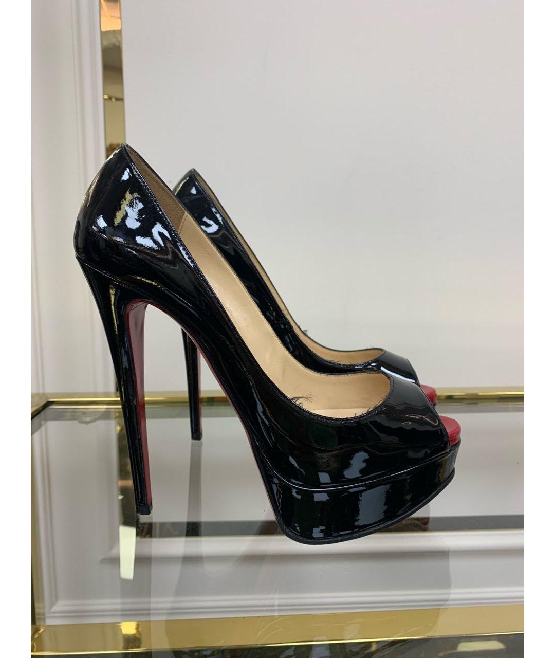 CHRISTIAN LOUBOUTIN Туфли из лакированной кожи, фото 9