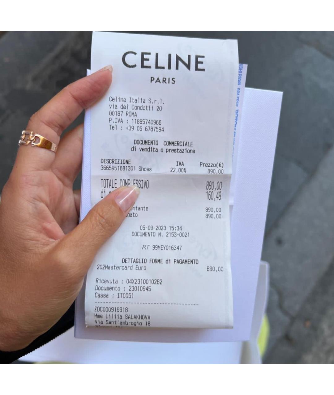 CELINE Черные текстильные ботинки, фото 7