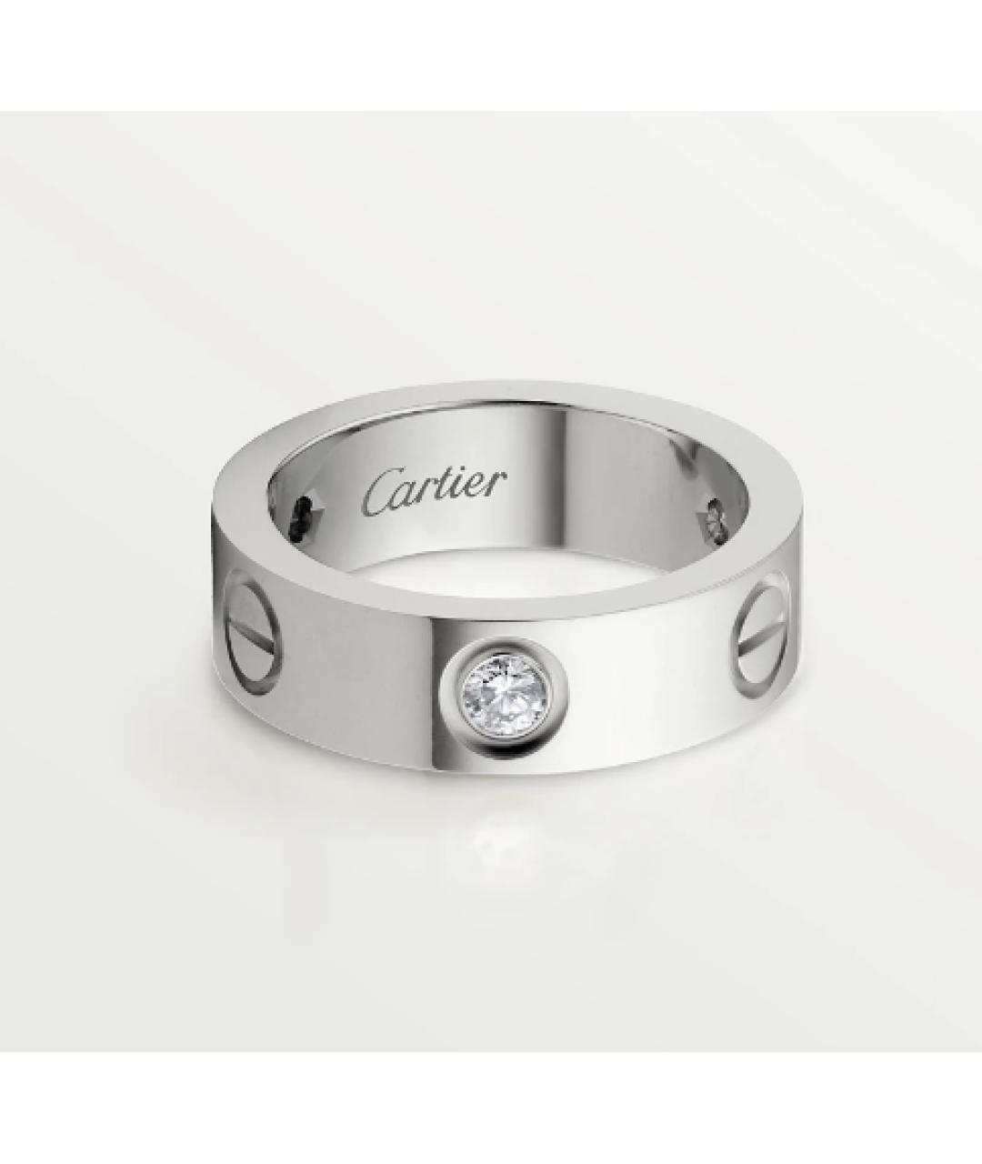 CARTIER Серебряное кольцо из белого золота, фото 6