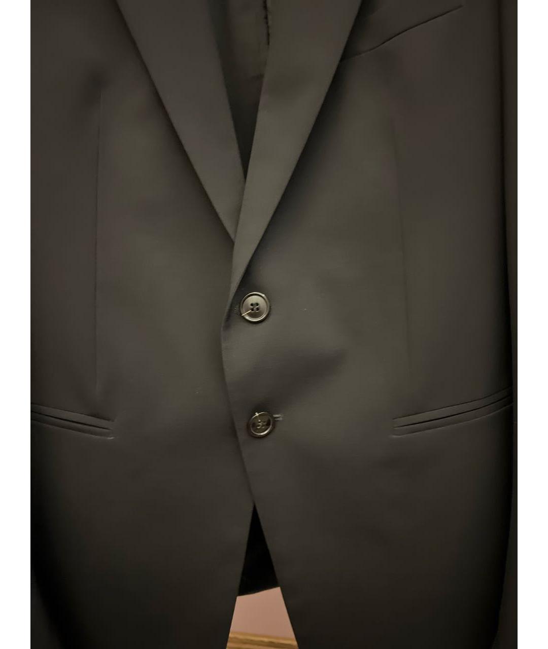 EMPORIO ARMANI Черный классический костюм, фото 4