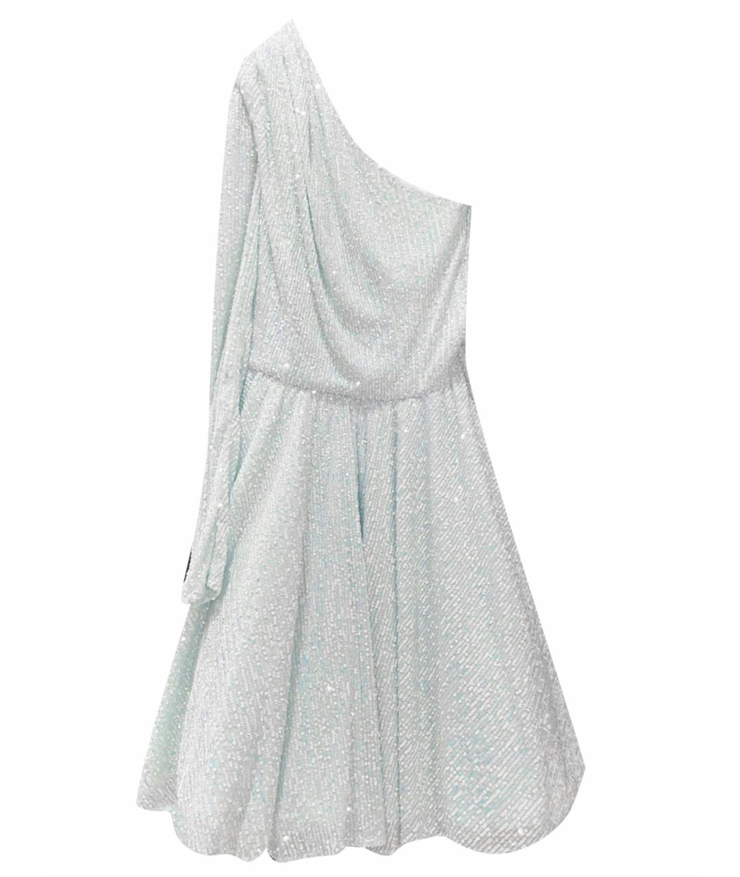 YANA DRESS Голубое вискозное коктейльное платье, фото 1