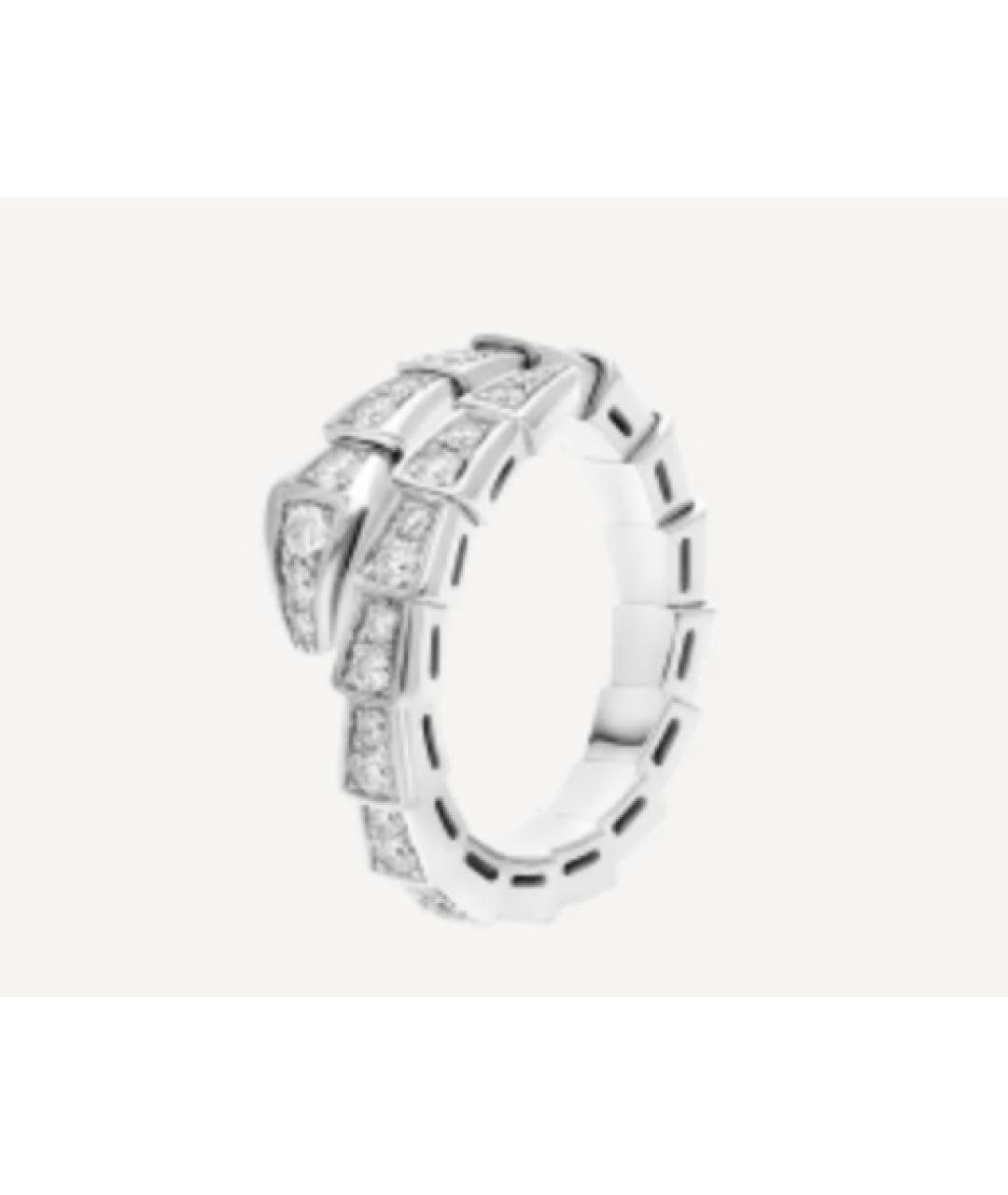 BVLGARI Серебряное кольцо из белого золота, фото 9