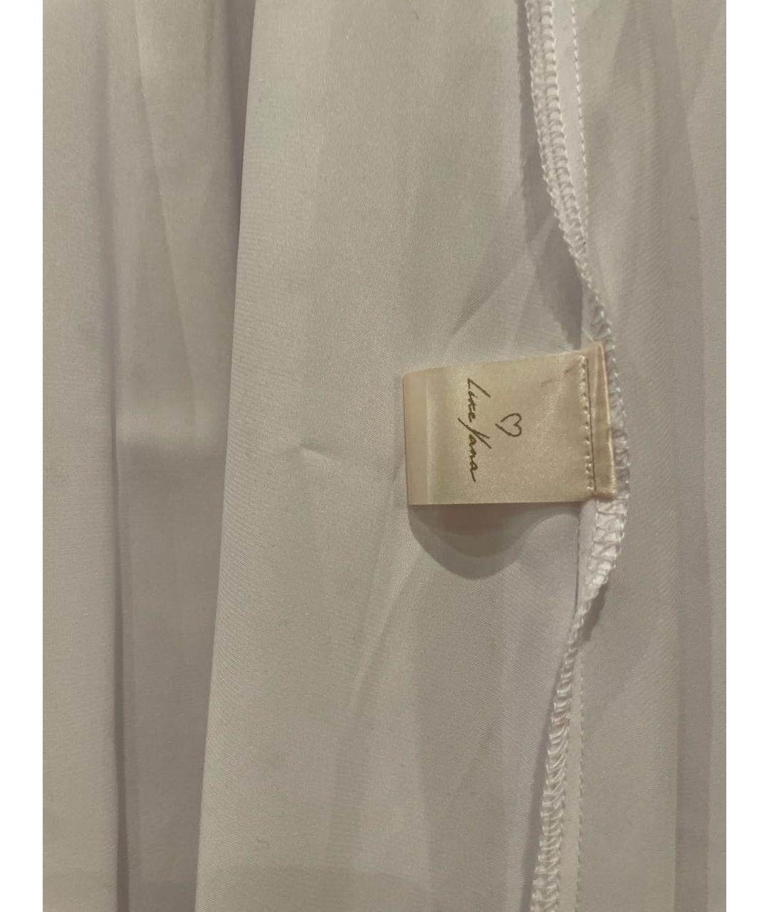 YANA DRESS Белая полиамидовая юбка миди, фото 7