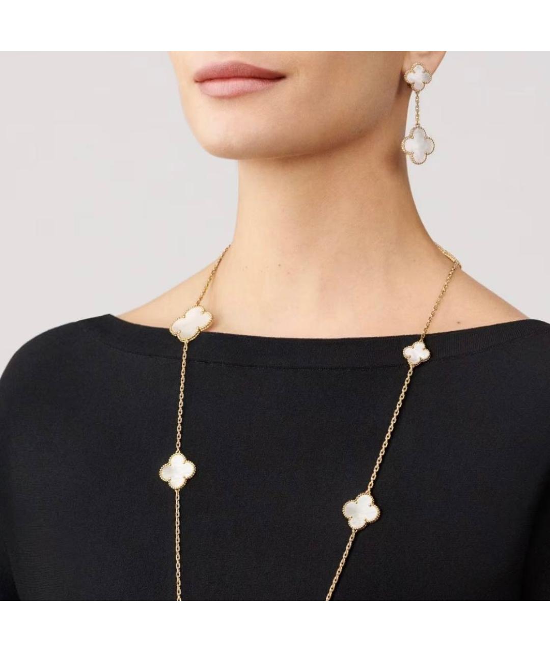 VAN CLEEF & ARPELS Серьги из желтого золота, фото 4