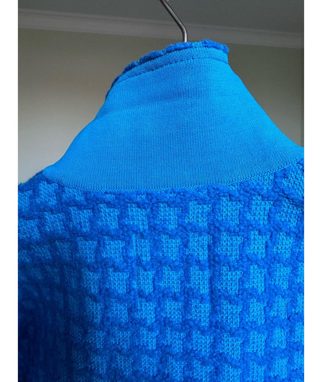 SANDRO Синий твидовый джемпер / свитер, фото 7