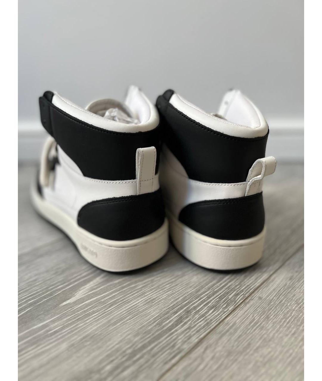 AXEL ARIGATO Белые кожаные высокие кроссовки / кеды, фото 4