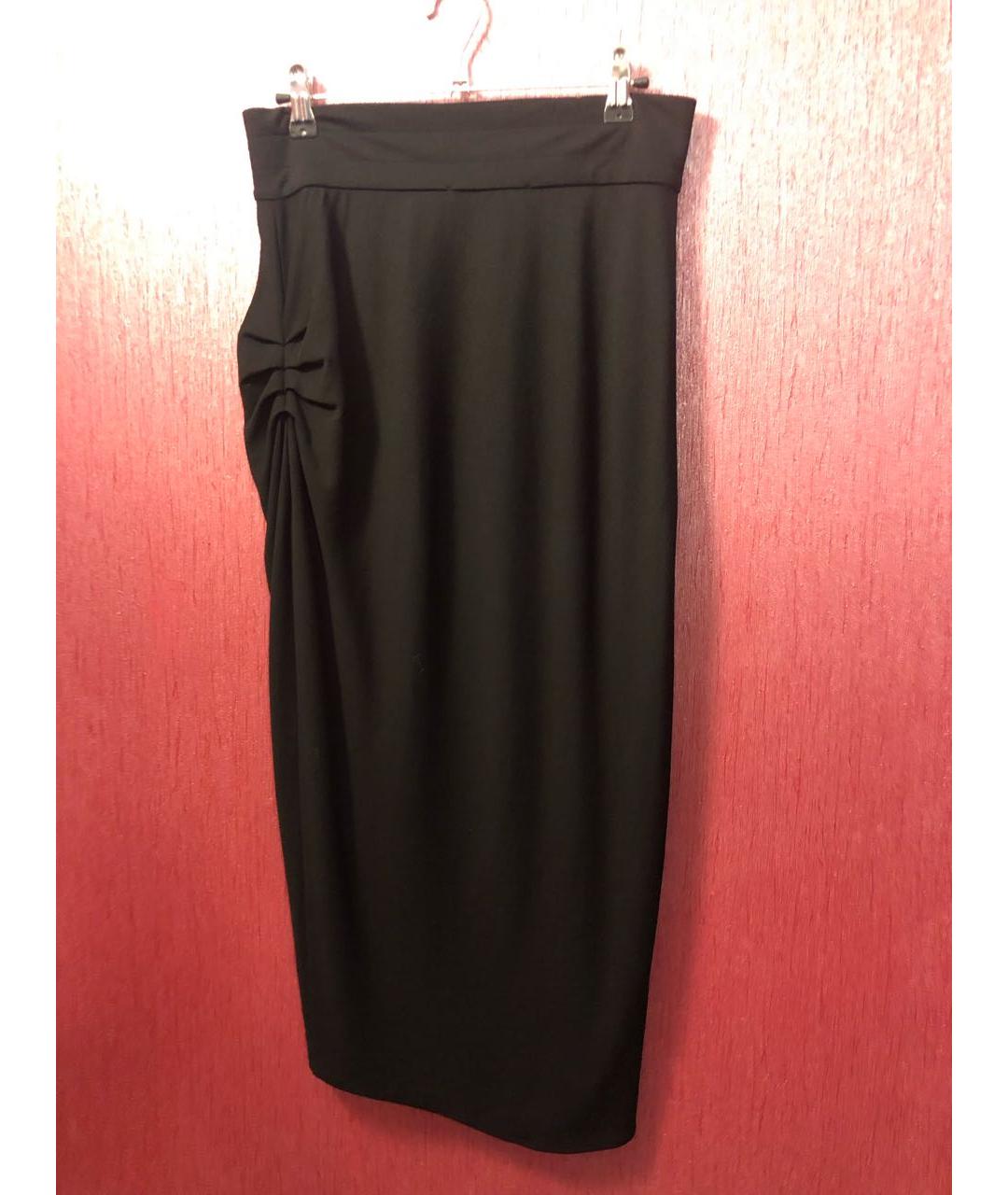 DOROTHEE SCHUMACHER Черная вискозная юбка макси, фото 2