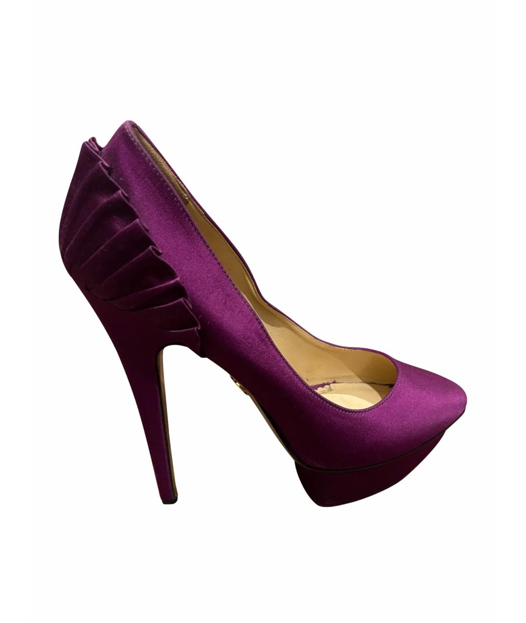 CHARLOTTE OLYMPIA Фиолетовые туфли, фото 1