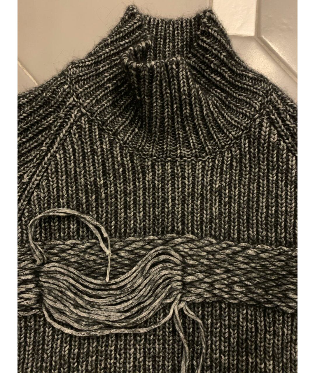 MRZ Антрацитовый шерстяной джемпер / свитер, фото 3