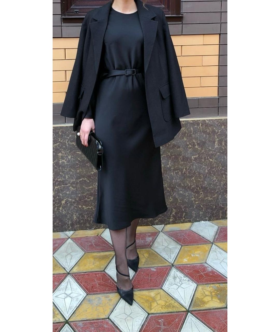 12 STOREEZ Черное полиэстеровое повседневное платье, фото 2