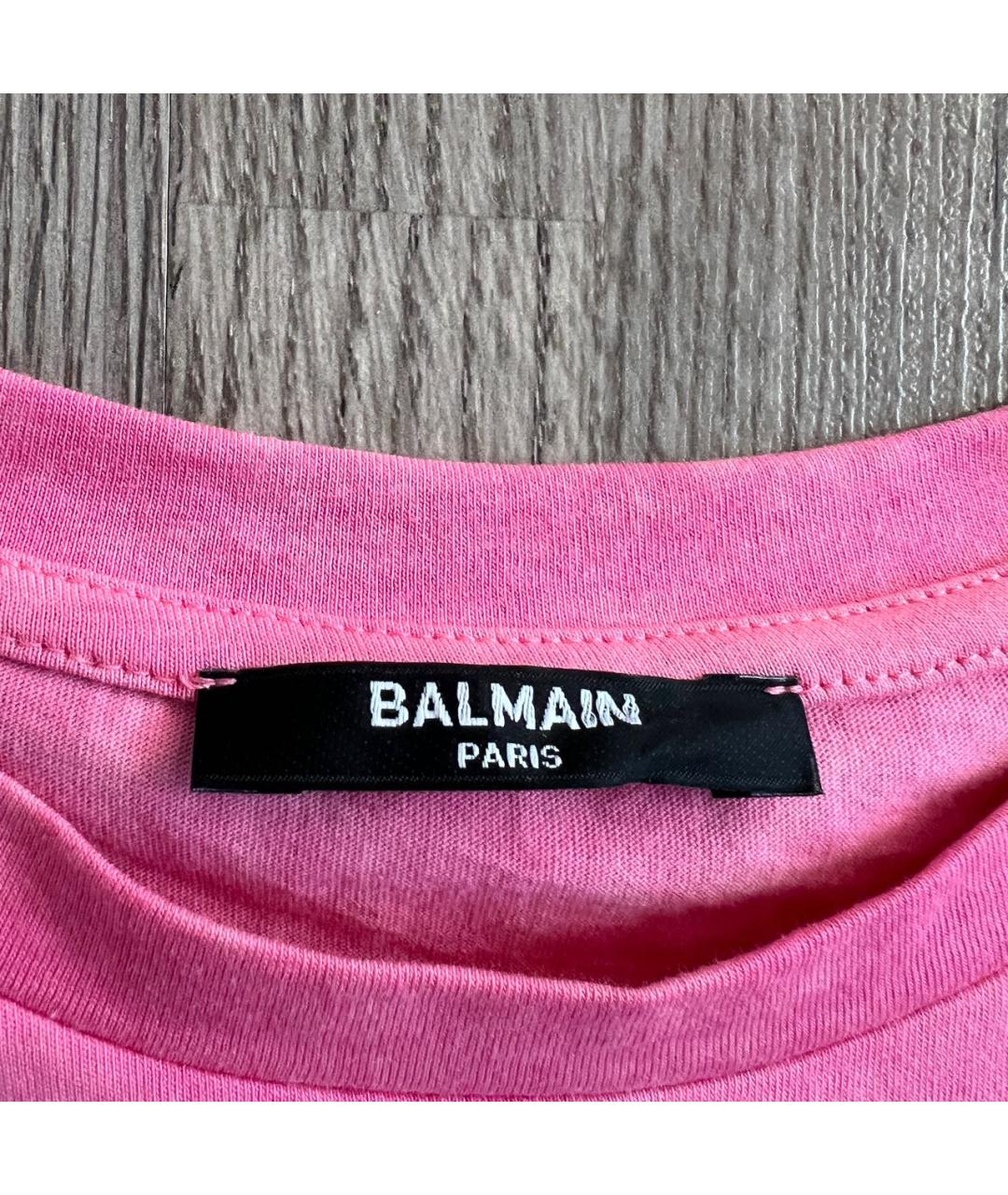 BALMAIN Розовый детская футболка / топ, фото 3