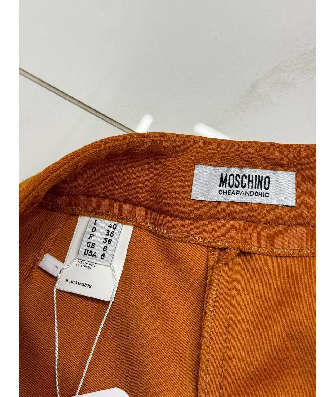 MOSCHINO Прямые брюки, фото 3