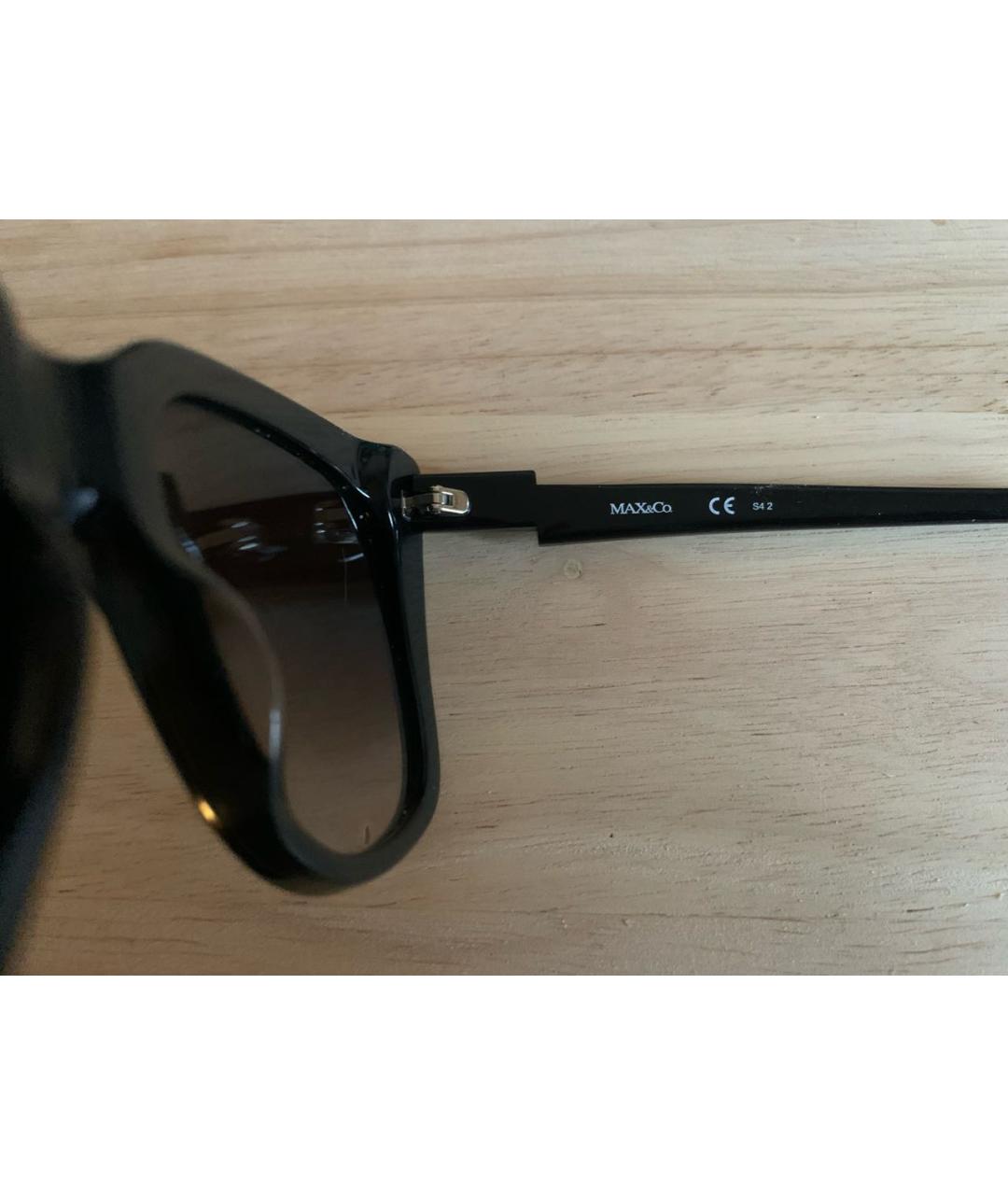 MAX&CO Черные пластиковые солнцезащитные очки, фото 4