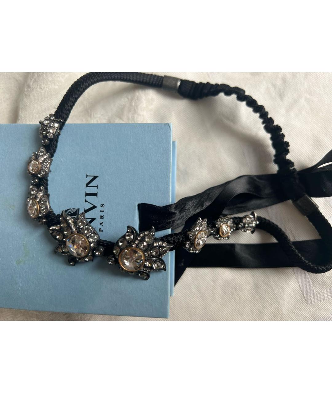 LANVIN Черная повязка, фото 3