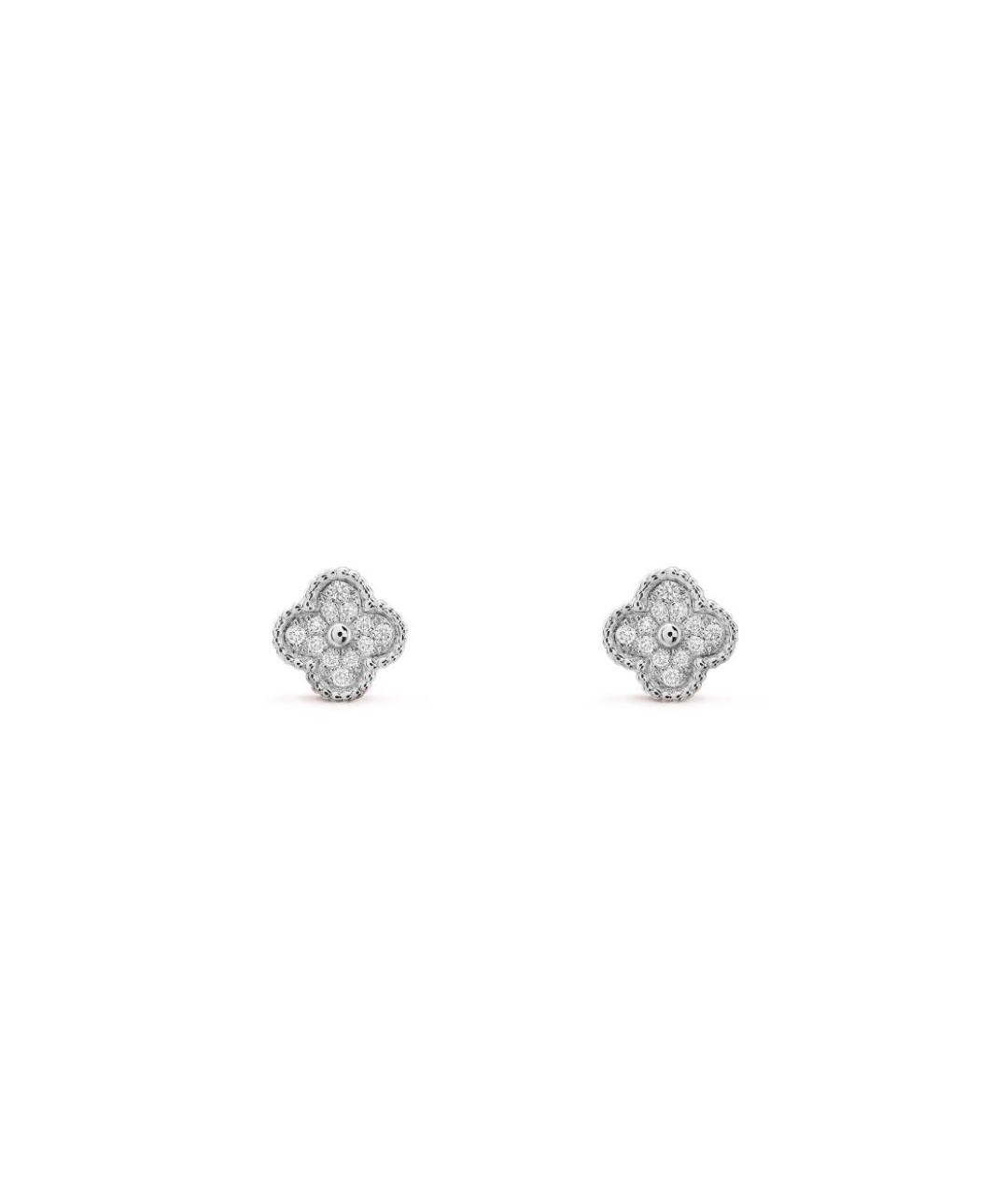 VAN CLEEF & ARPELS Серебряные серьги из белого золота, фото 4
