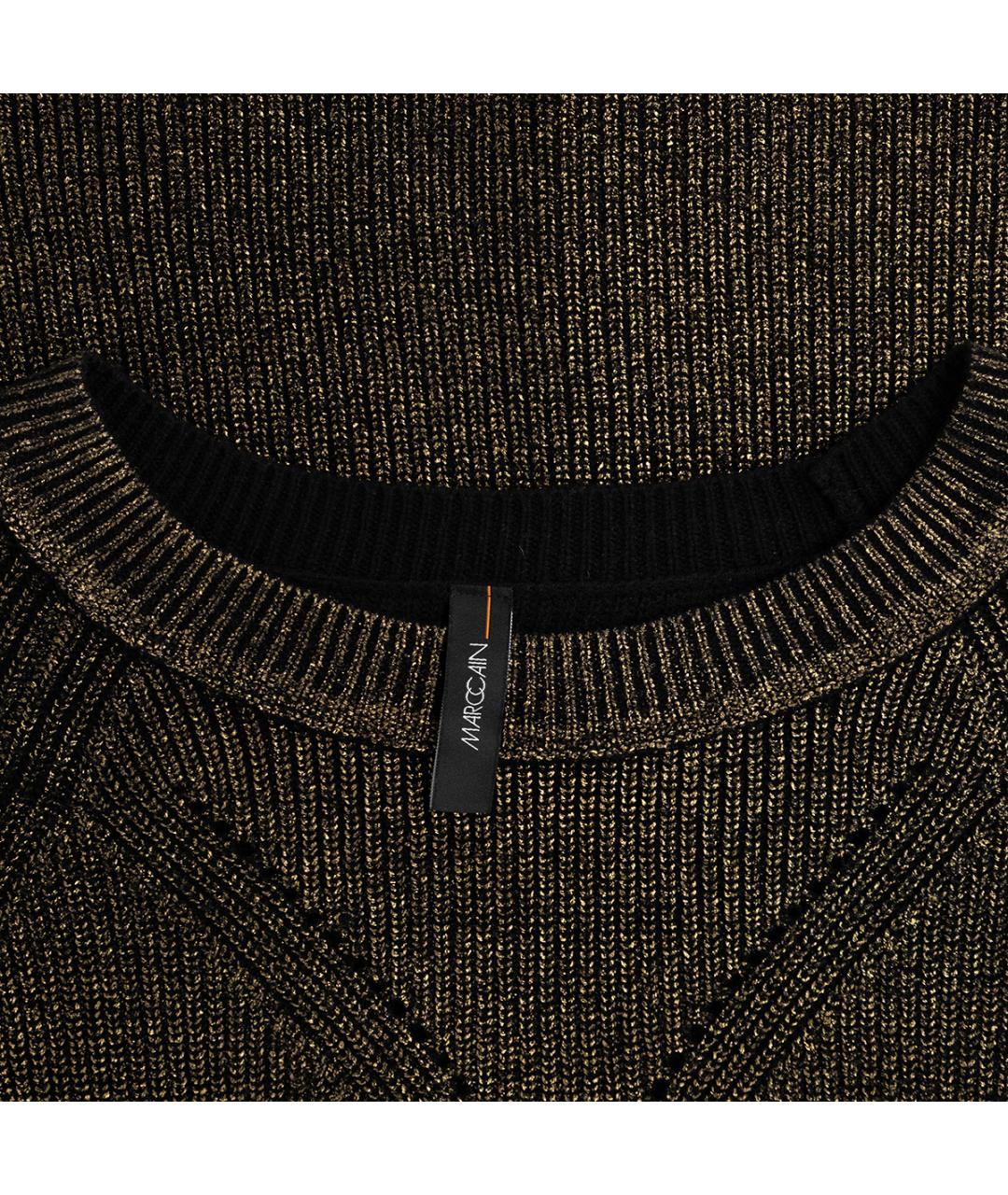 MARC CAIN Черный шерстяной джемпер / свитер, фото 3