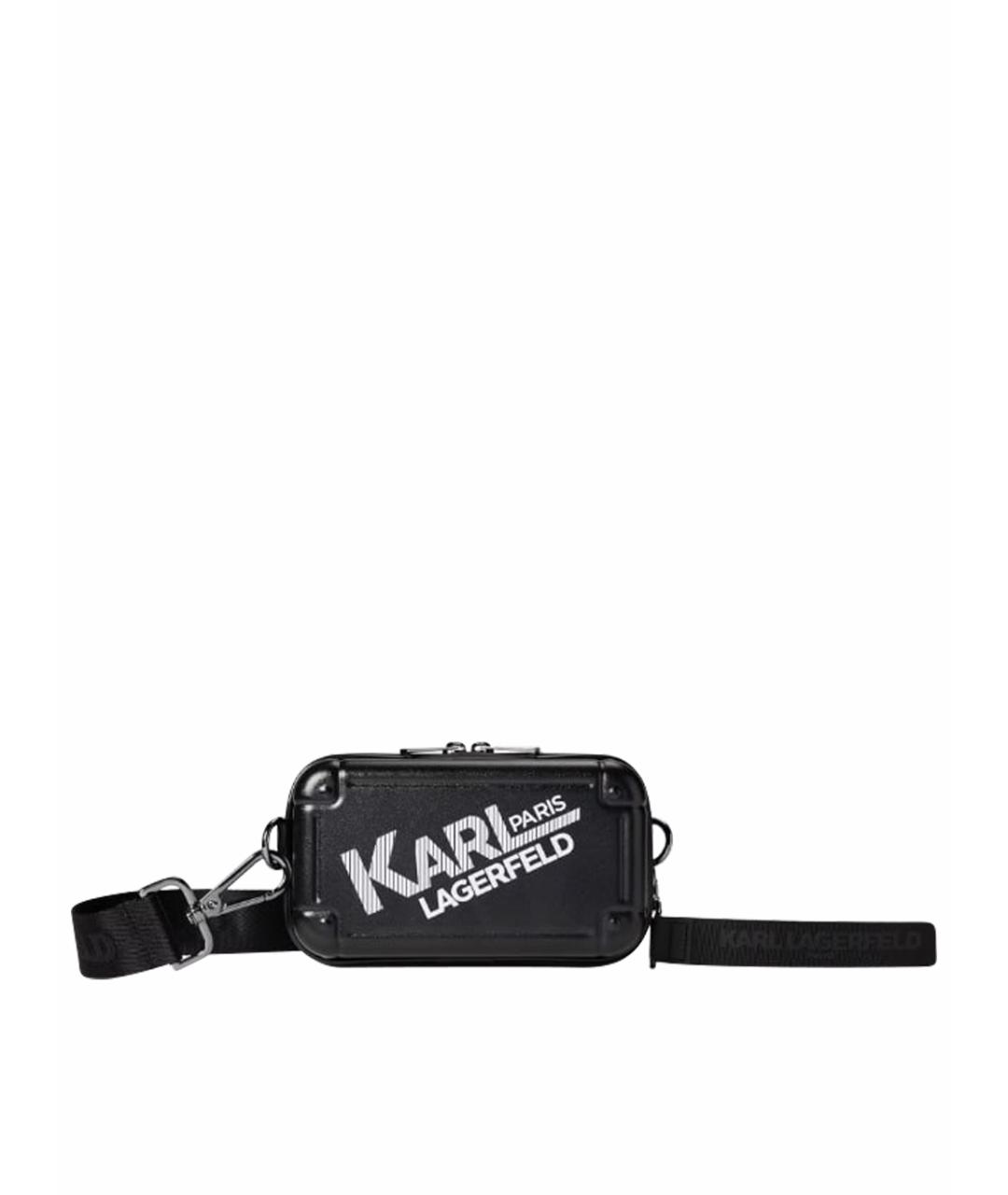 KARL LAGERFELD Черная сумка на плечо, фото 1