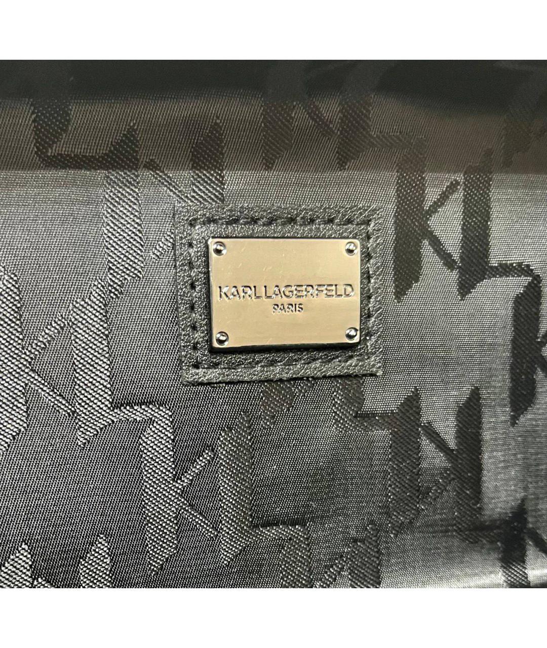 KARL LAGERFELD Черная сумка на плечо, фото 5