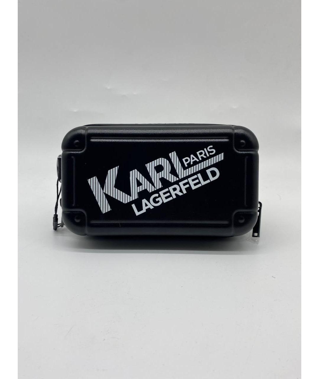 KARL LAGERFELD Черная сумка на плечо, фото 2