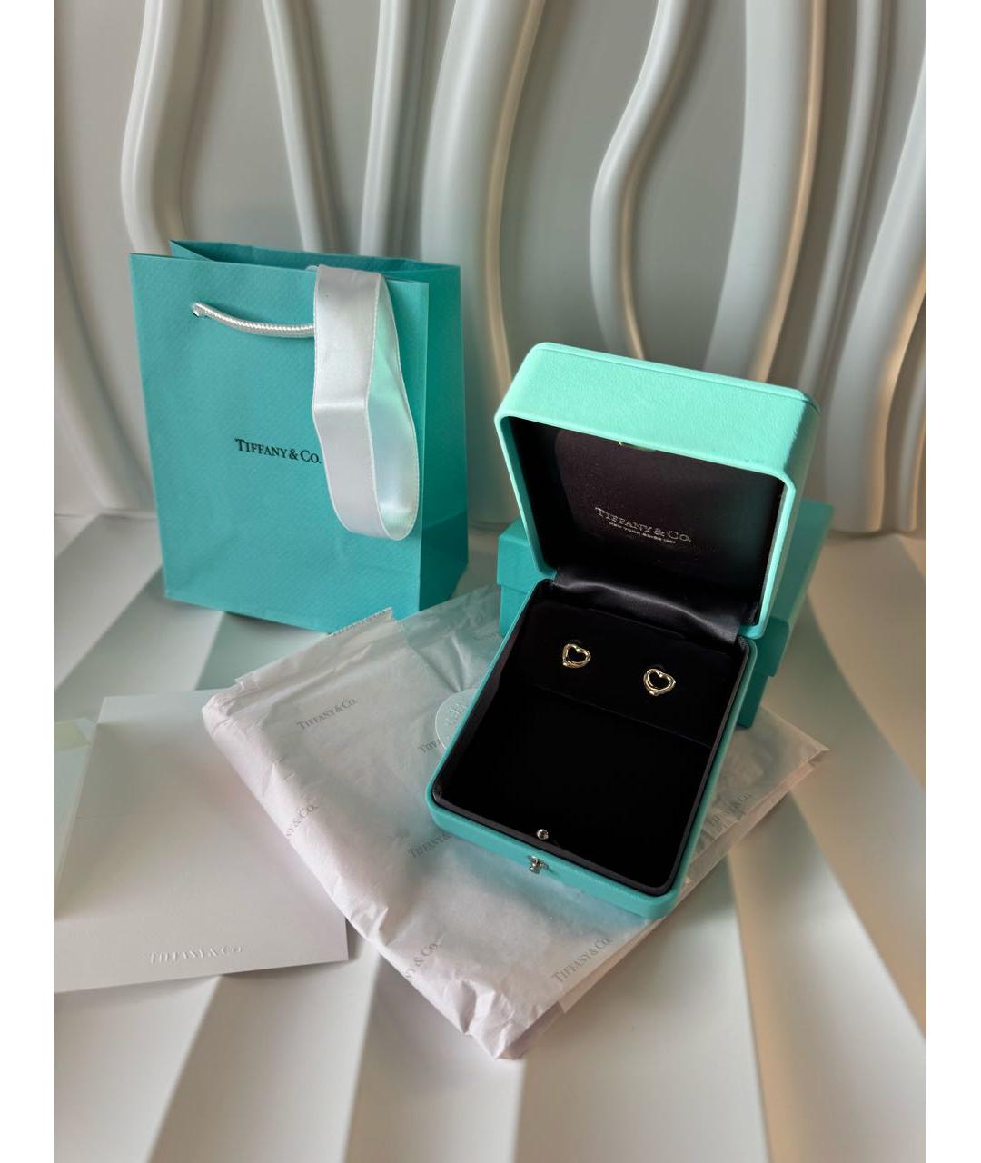 TIFFANY&CO Золотые серьги из желтого золота, фото 5