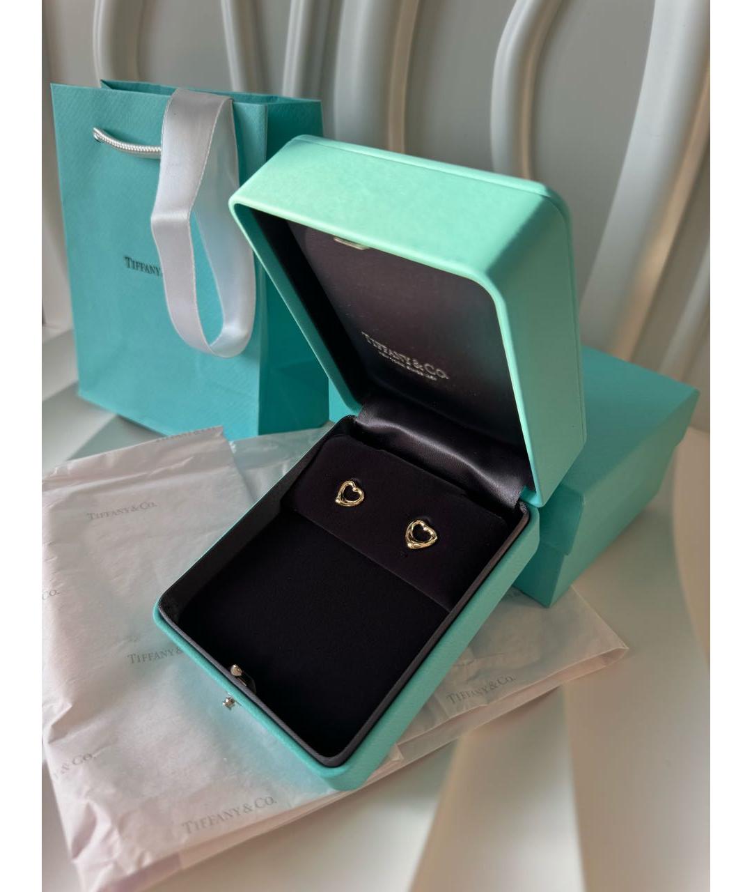 TIFFANY&CO Золотые серьги из желтого золота, фото 2