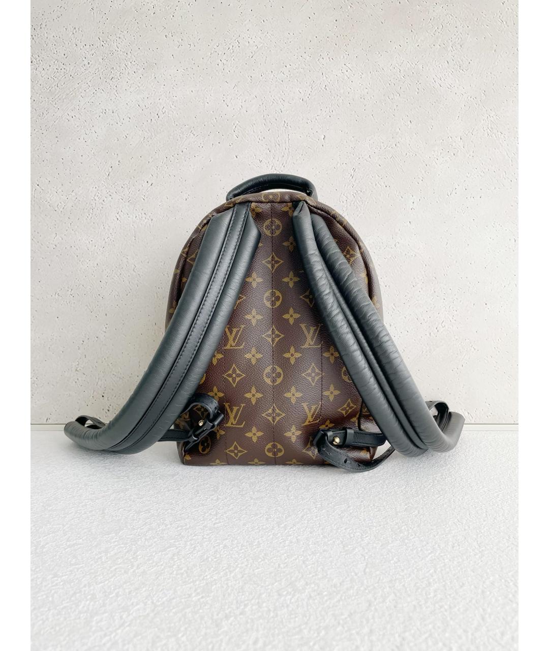 LOUIS VUITTON Коричневый кожаный рюкзак, фото 2