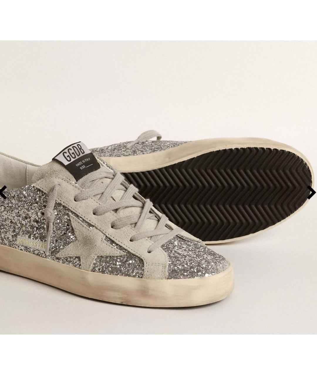 GOLDEN GOOSE DELUXE BRAND Серые кожаные кеды, фото 5