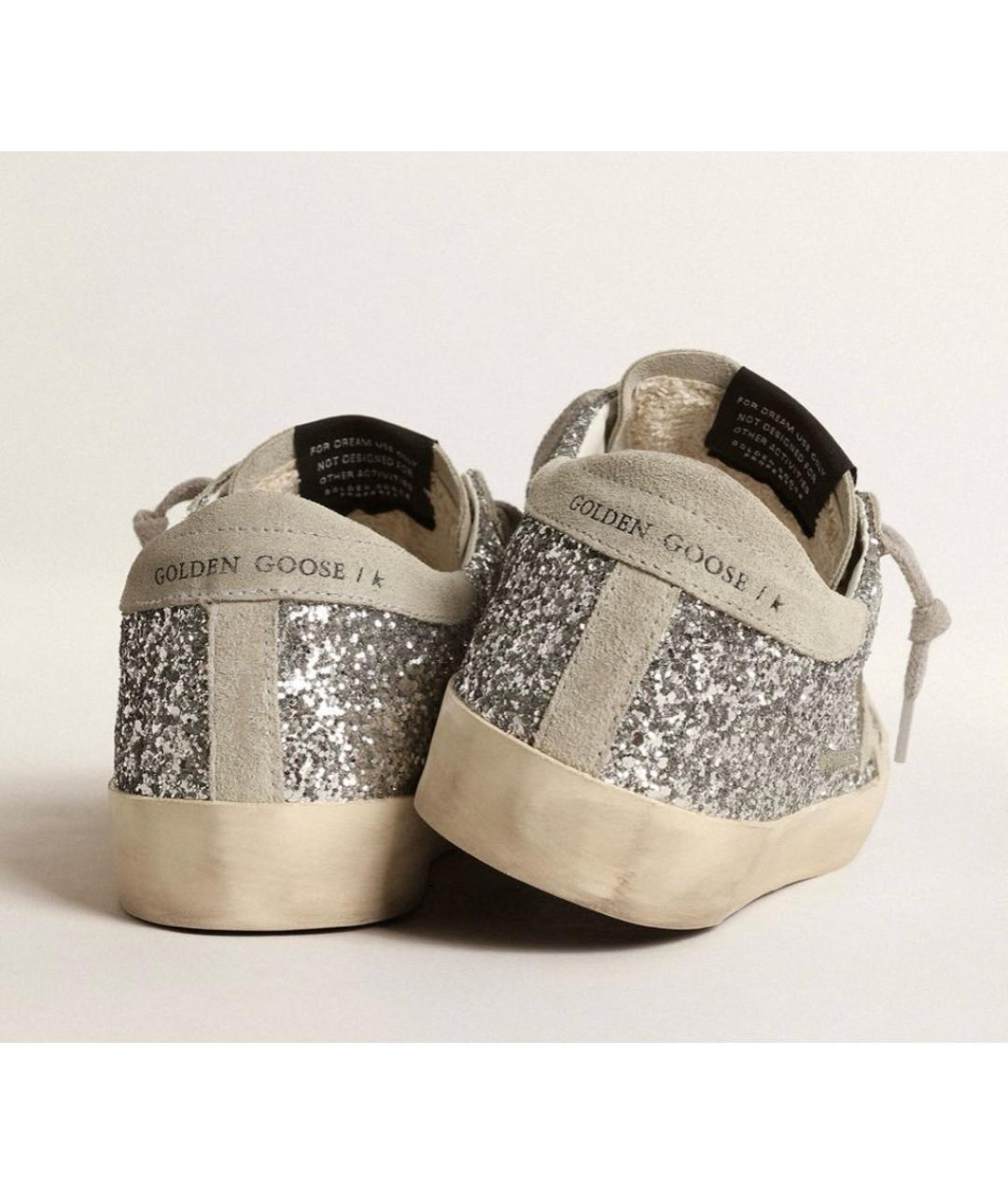 GOLDEN GOOSE DELUXE BRAND Серые кожаные кеды, фото 4