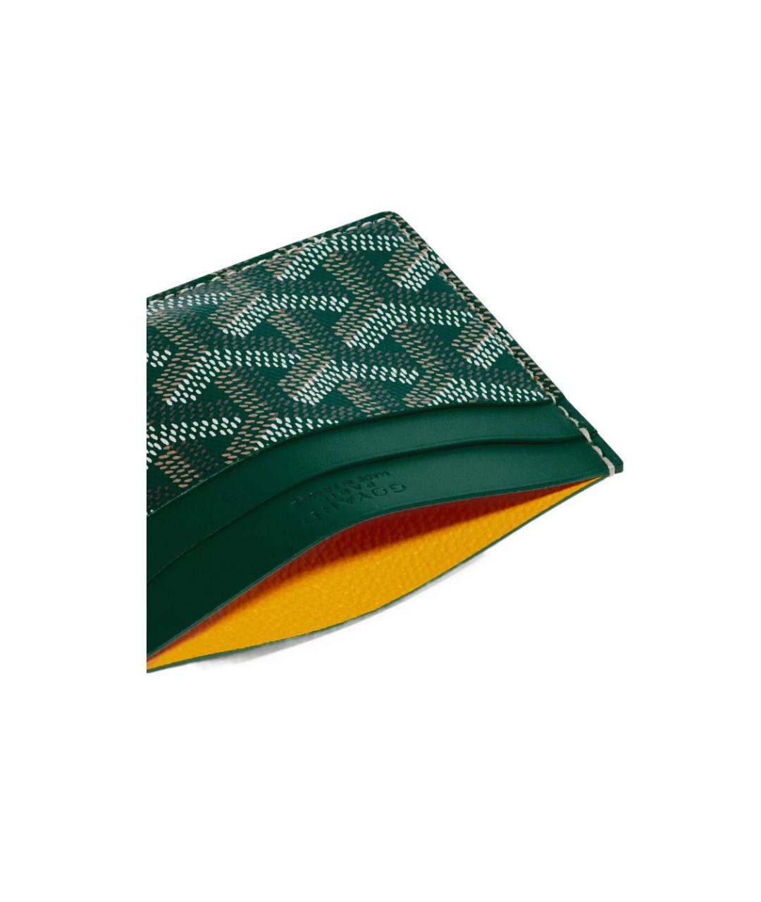 GOYARD Зеленый кардхолдер, фото 2