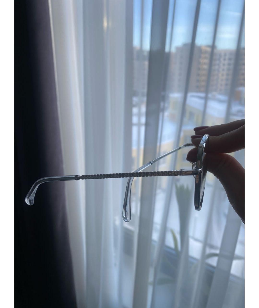 CHANEL PRE-OWNED Серебряные металлические солнцезащитные очки, фото 2
