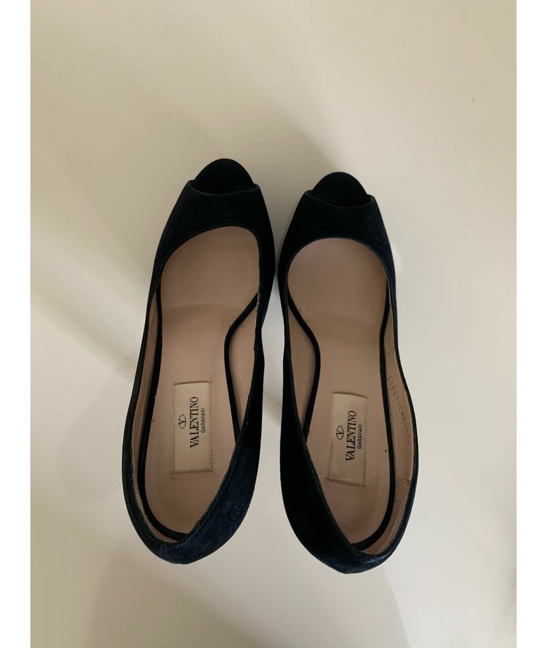 VALENTINO Черные замшевые туфли, фото 3