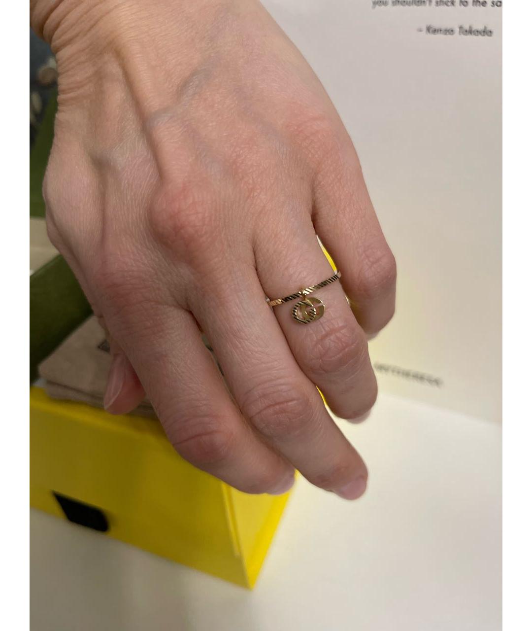 GUCCI Желтое кольцо из желтого золота, фото 5