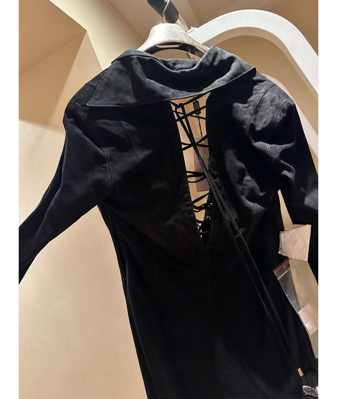 GIANFRANCO FERRE Черная замшевая блузы, фото 2