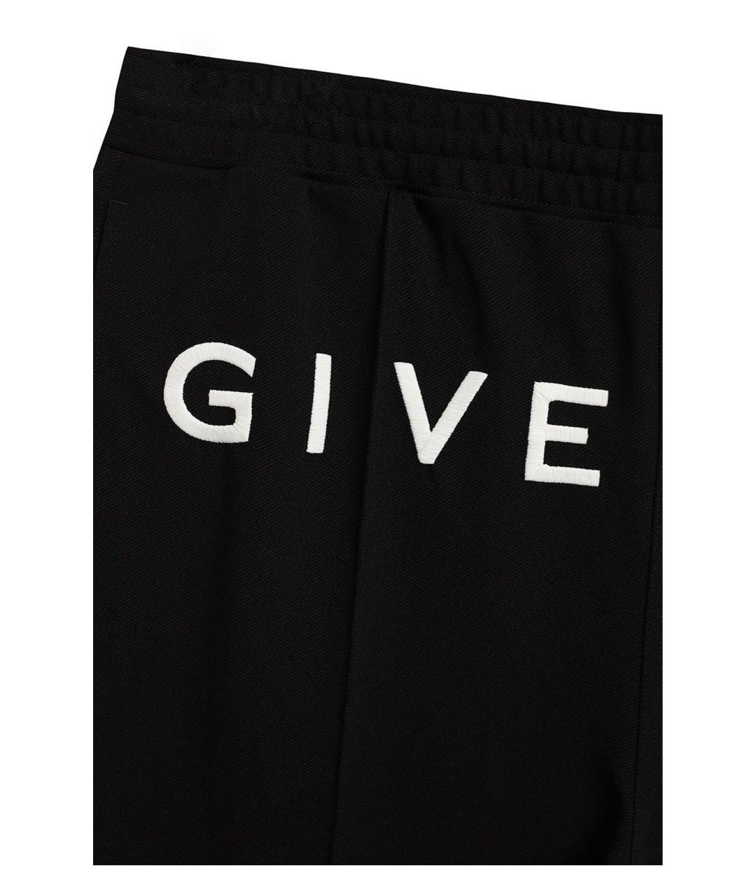 GIVENCHY Черные полиамидовые брюки чинос, фото 4