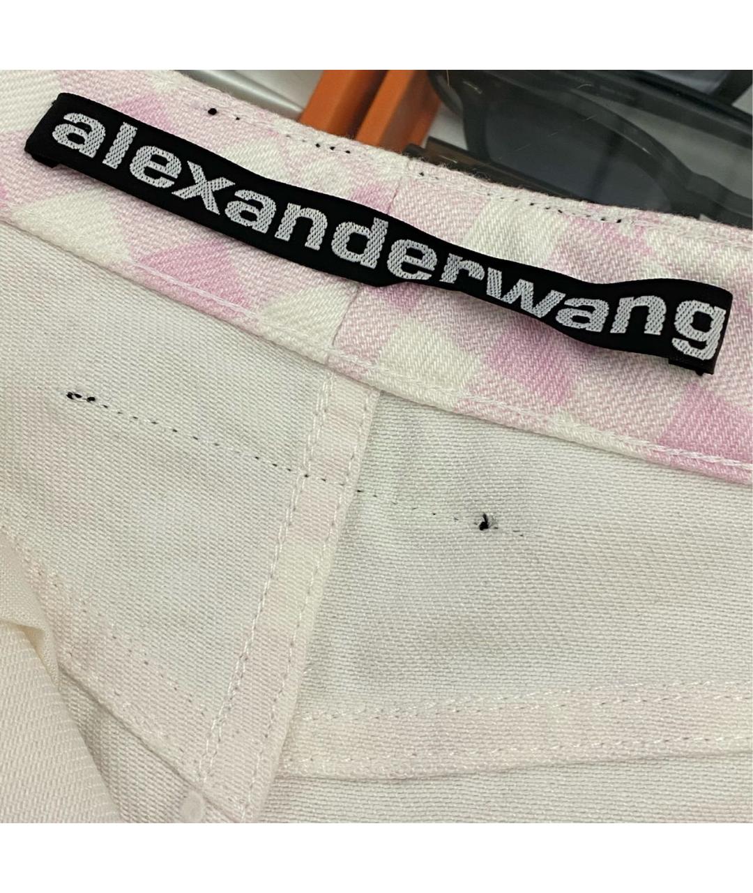 ALEXANDER WANG Розовые хлопковые шорты, фото 3