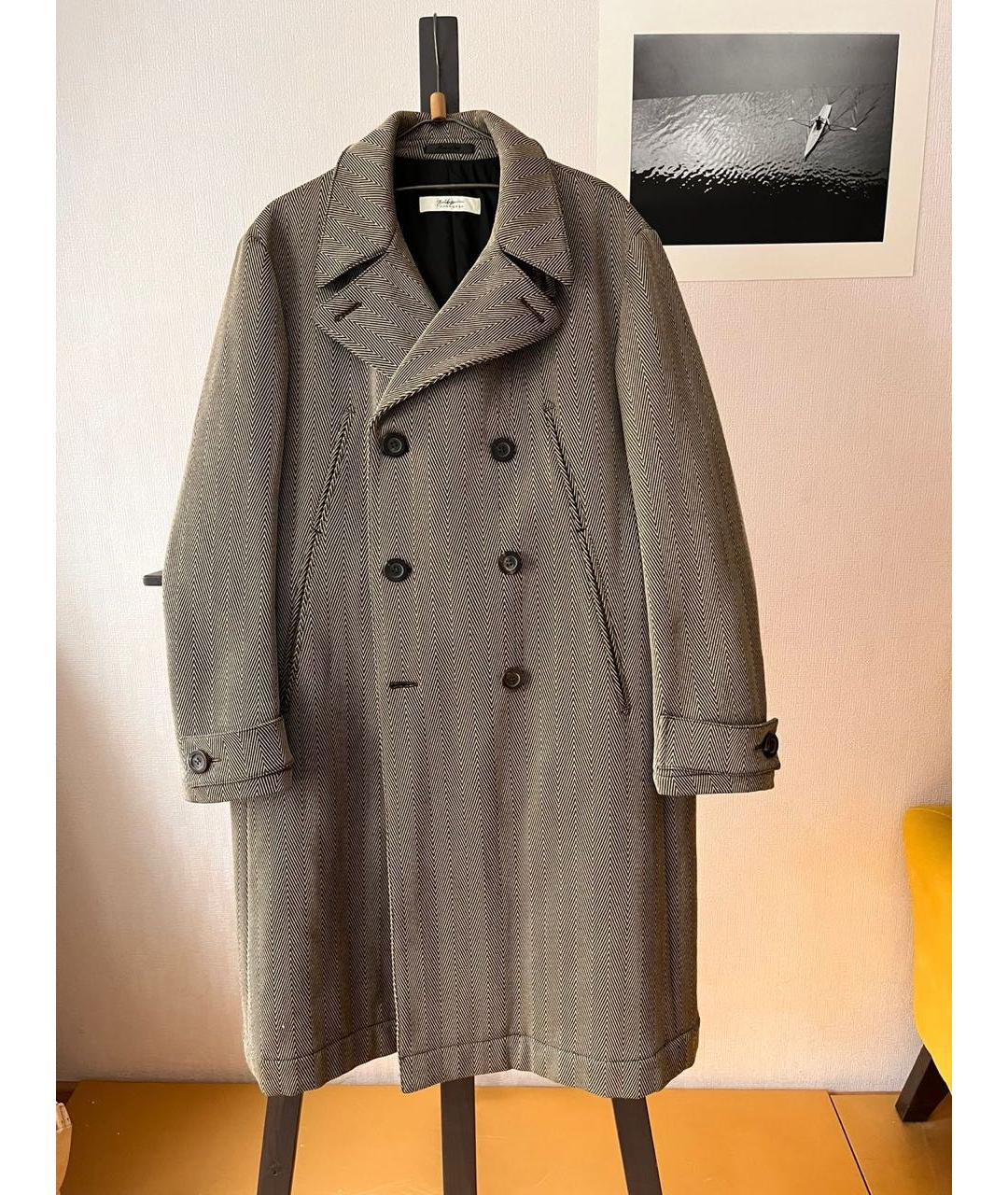 BALDESSARINI Серое шерстяное пальто, фото 9
