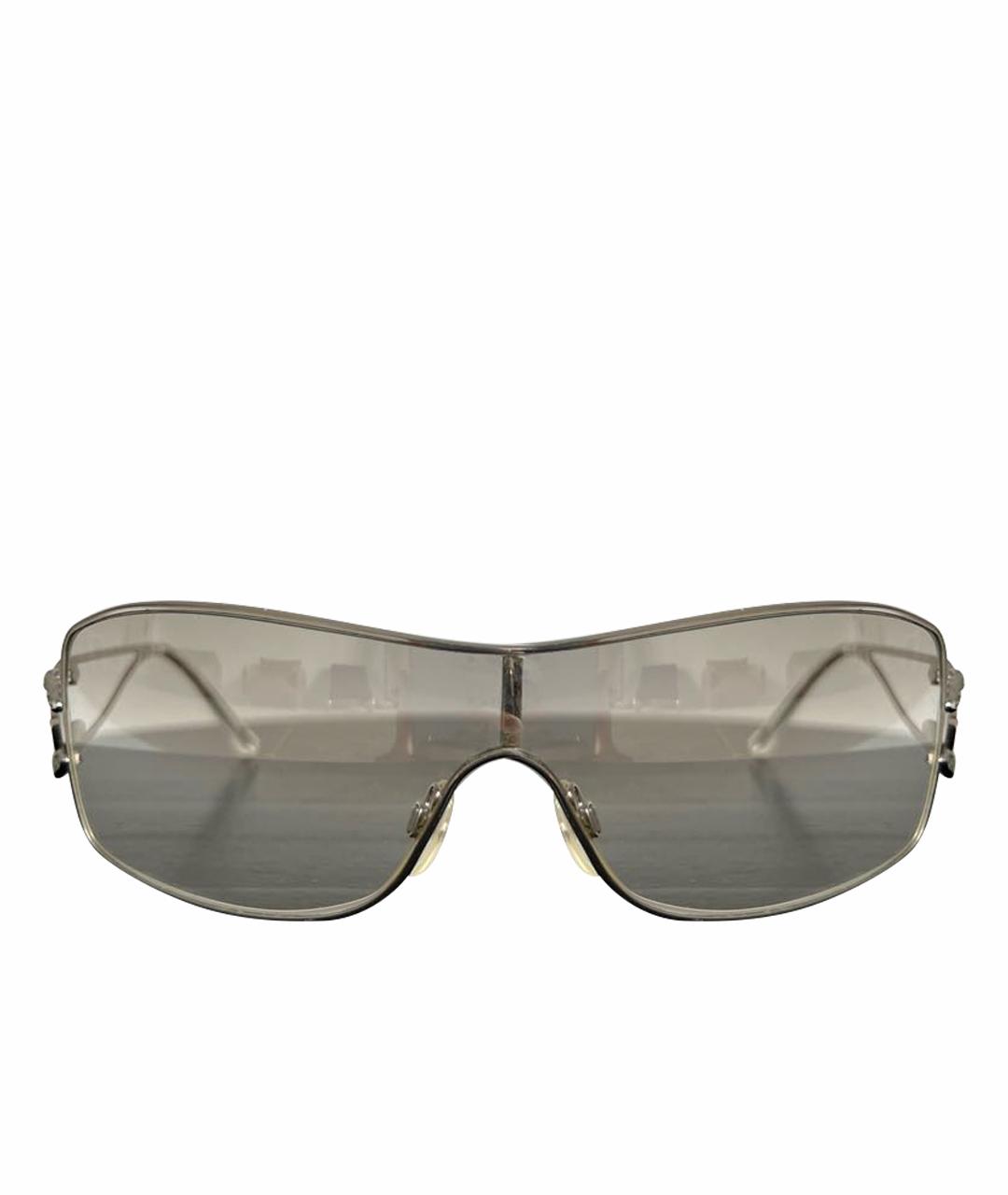 CHANEL PRE-OWNED Бежевые солнцезащитные очки, фото 1