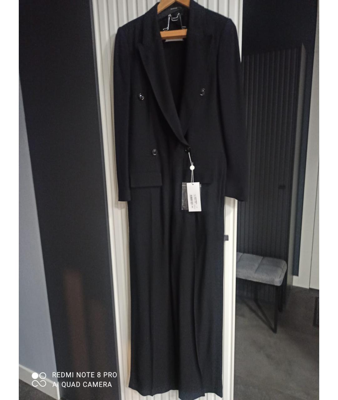 MAISON MARGIELA Черный вискозный комбинезон, фото 4