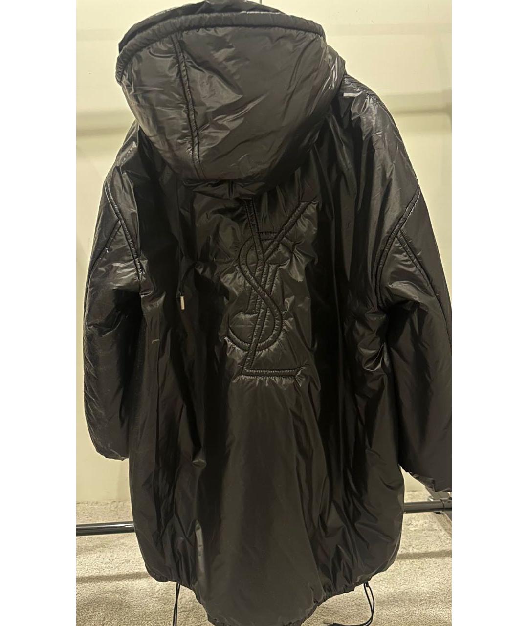 SAINT LAURENT Черная полиамидовая куртка, фото 2
