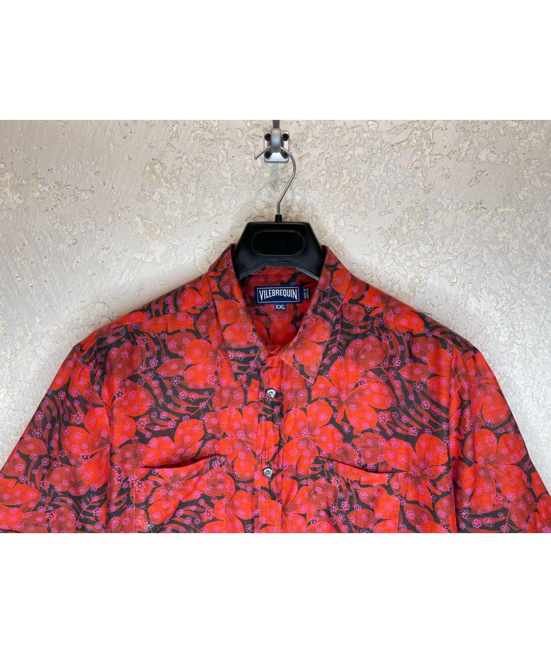 VILEBREQUIN Красная хлопковая кэжуал рубашка, фото 2